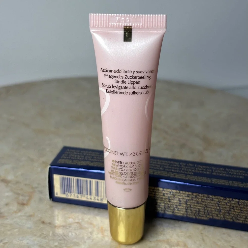 Estee Lauder Pure‎ Color Envy Smoothing Sugar Scrub 0.42 oz Pink Exfoliating Lip